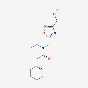 2-cyclohex-1-en-1-yl-N-ethyl-N-{[3-(methoxymethyl)-1,2,4-oxadiazol-5-yl]methyl}acetamide