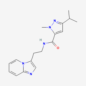 N-(2-imidazo[1,2-a]pyridin-3-ylethyl)-3-isopropyl-1-methyl-1H-pyrazole-5-carboxamide