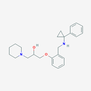 1-(2-{[(1-phenylcyclopropyl)amino]methyl}phenoxy)-3-(1-piperidinyl)-2-propanol