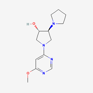 molecular formula C13H20N4O2 B4384684 (3'S*,4'S*)-1'-(6-methoxypyrimidin-4-yl)-1,3'-bipyrrolidin-4'-ol 