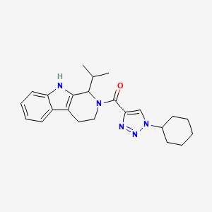 2-[(1-cyclohexyl-1H-1,2,3-triazol-4-yl)carbonyl]-1-isopropyl-2,3,4,9-tetrahydro-1H-beta-carboline