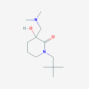 3-[(dimethylamino)methyl]-1-(2,2-dimethylpropyl)-3-hydroxy-2-piperidinone