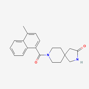 8-(4-methyl-1-naphthoyl)-2,8-diazaspiro[4.5]decan-3-one