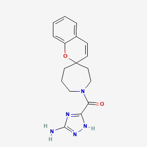 5-(1H-spiro[azepane-4,2'-chromen]-1-ylcarbonyl)-1H-1,2,4-triazol-3-amine