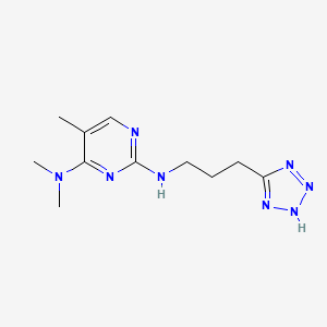 N~4~,N~4~,5-trimethyl-N~2~-[3-(1H-tetrazol-5-yl)propyl]pyrimidine-2,4-diamine