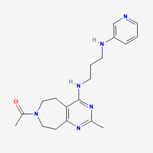 N-(7-acetyl-2-methyl-6,7,8,9-tetrahydro-5H-pyrimido[4,5-d]azepin-4-yl)-N'-pyridin-3-ylpropane-1,3-diamine