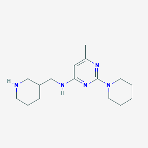 6-methyl-2-(1-piperidinyl)-N-(3-piperidinylmethyl)-4-pyrimidinamine dihydrochloride