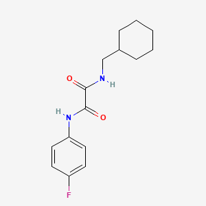 molecular formula C15H19FN2O2 B4385012 N-(cyclohexylmethyl)-N'-(4-fluorophenyl)ethanediamide 