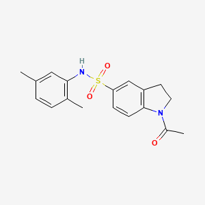 molecular formula C18H20N2O3S B4385096 1-acetyl-N-(2,5-dimethylphenyl)-5-indolinesulfonamide 