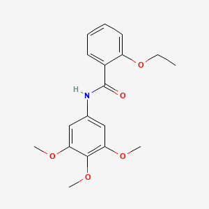 molecular formula C18H21NO5 B4385107 2-ethoxy-N-(3,4,5-trimethoxyphenyl)benzamide 