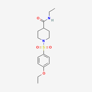 1-[(4-ethoxyphenyl)sulfonyl]-N-ethyl-4-piperidinecarboxamide