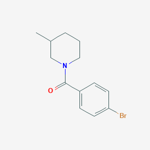 molecular formula C13H16BrNO B438514 1-(4-Bromobenzoyl)-3-methylpiperidine CAS No. 346720-48-7