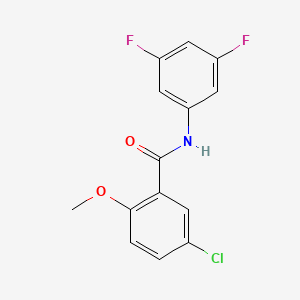 5-chloro-N-(3,5-difluorophenyl)-2-methoxybenzamide