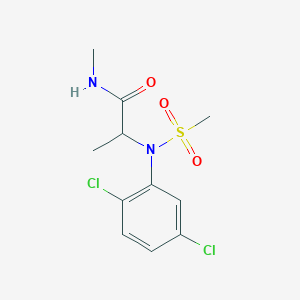 N~2~-(2,5-dichlorophenyl)-N~1~-methyl-N~2~-(methylsulfonyl)alaninamide