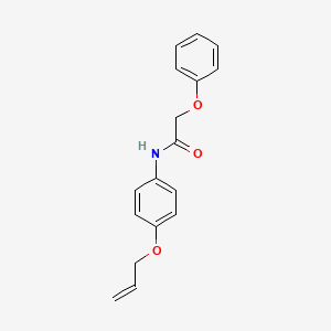 molecular formula C17H17NO3 B4385295 N-[4-(allyloxy)phenyl]-2-phenoxyacetamide 