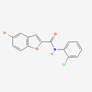 5-bromo-N-(2-chlorophenyl)-1-benzofuran-2-carboxamide