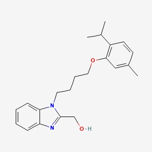 {1-[4-(2-isopropyl-5-methylphenoxy)butyl]-1H-benzimidazol-2-yl}methanol