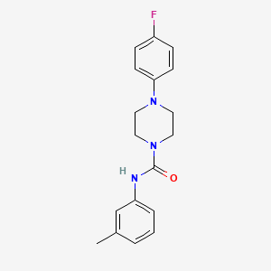 4-(4-fluorophenyl)-N-(3-methylphenyl)piperazine-1-carboxamide