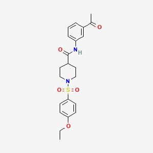 N-(3-acetylphenyl)-1-[(4-ethoxyphenyl)sulfonyl]-4-piperidinecarboxamide