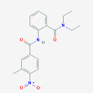 N-{2-[(diethylamino)carbonyl]phenyl}-3-methyl-4-nitrobenzamide