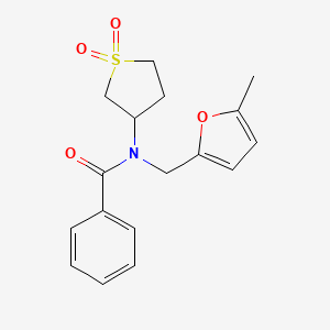 N-(1,1-dioxidotetrahydrothiophen-3-yl)-N-[(5-methylfuran-2-yl)methyl]benzamide