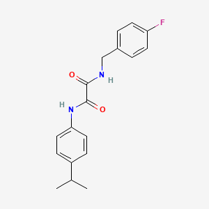 N-(4-fluorobenzyl)-N'-(4-isopropylphenyl)ethanediamide