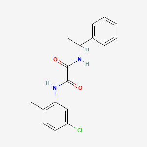 N-(5-chloro-2-methylphenyl)-N'-(1-phenylethyl)ethanediamide