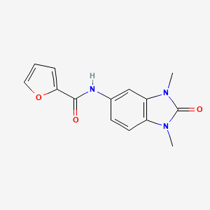 N-(1,3-dimethyl-2-oxo-2,3-dihydro-1H-benzimidazol-5-yl)-2-furamide