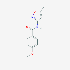 molecular formula C13H14N2O3 B438549 4-ethoxy-N-(5-methyl-1,2-oxazol-3-yl)benzamide CAS No. 346720-95-4