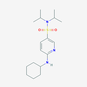 6-(cyclohexylamino)-N,N-diisopropyl-3-pyridinesulfonamide