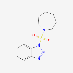 molecular formula C12H16N4O2S B4385547 1-(1-azepanylsulfonyl)-1H-1,2,3-benzotriazole 