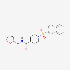 1-(2-naphthylsulfonyl)-N-(tetrahydro-2-furanylmethyl)-4-piperidinecarboxamide