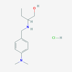 2-{[4-(dimethylamino)benzyl]amino}-1-butanol hydrochloride
