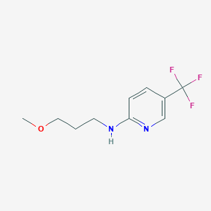 molecular formula C10H13F3N2O B4385768 N-(3-methoxypropyl)-5-(trifluoromethyl)-2-pyridinamine 