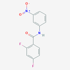 molecular formula C13H8F2N2O3 B4385823 2,4-difluoro-N-(3-nitrophenyl)benzamide 