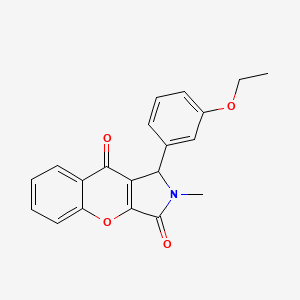 1-(3-ethoxyphenyl)-2-methyl-1,2-dihydrochromeno[2,3-c]pyrrole-3,9-dione