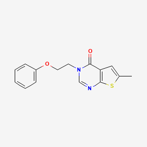 6-methyl-3-(2-phenoxyethyl)thieno[2,3-d]pyrimidin-4(3H)-one