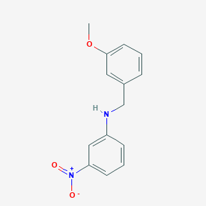 molecular formula C14H14N2O3 B4385988 (3-methoxybenzyl)(3-nitrophenyl)amine 