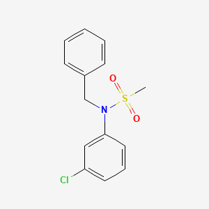 N-benzyl-N-(3-chlorophenyl)methanesulfonamide