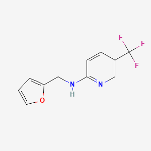 N-(2-furylmethyl)-5-(trifluoromethyl)-2-pyridinamine