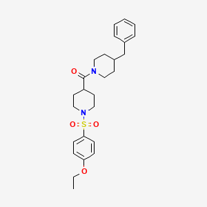 4-benzyl-1-({1-[(4-ethoxyphenyl)sulfonyl]-4-piperidinyl}carbonyl)piperidine