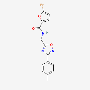 5-bromo-N-{[3-(4-methylphenyl)-1,2,4-oxadiazol-5-yl]methyl}-2-furamide