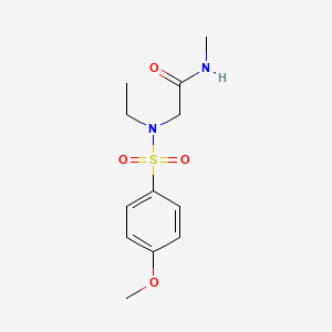 N~2~-ethyl-N~2~-[(4-methoxyphenyl)sulfonyl]-N~1~-methylglycinamide