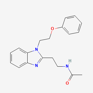 N-{2-[1-(2-phenoxyethyl)-1H-benzimidazol-2-yl]ethyl}acetamide