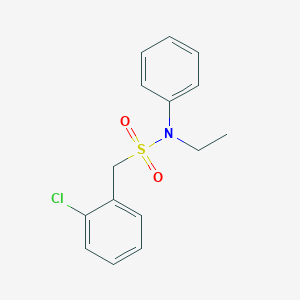 1-(2-chlorophenyl)-N-ethyl-N-phenylmethanesulfonamide