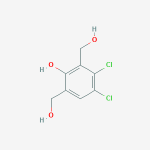 molecular formula C8H8Cl2O3 B4386449 3,4-dichloro-2,6-bis(hydroxymethyl)phenol 