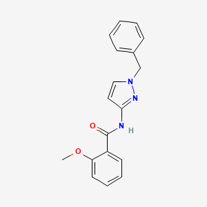 N-(1-benzyl-1H-pyrazol-3-yl)-2-methoxybenzamide