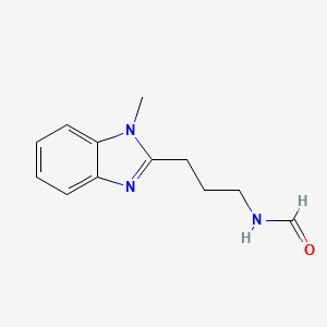 [3-(1-methyl-1H-benzimidazol-2-yl)propyl]formamide