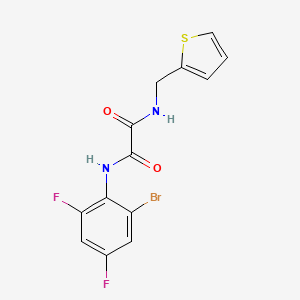 N-(2-bromo-4,6-difluorophenyl)-N'-(2-thienylmethyl)ethanediamide