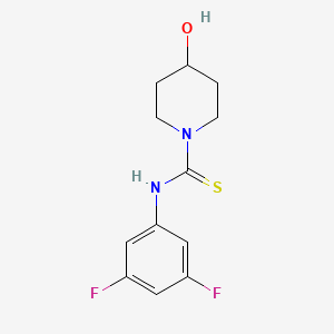 N-(3,5-difluorophenyl)-4-hydroxy-1-piperidinecarbothioamide